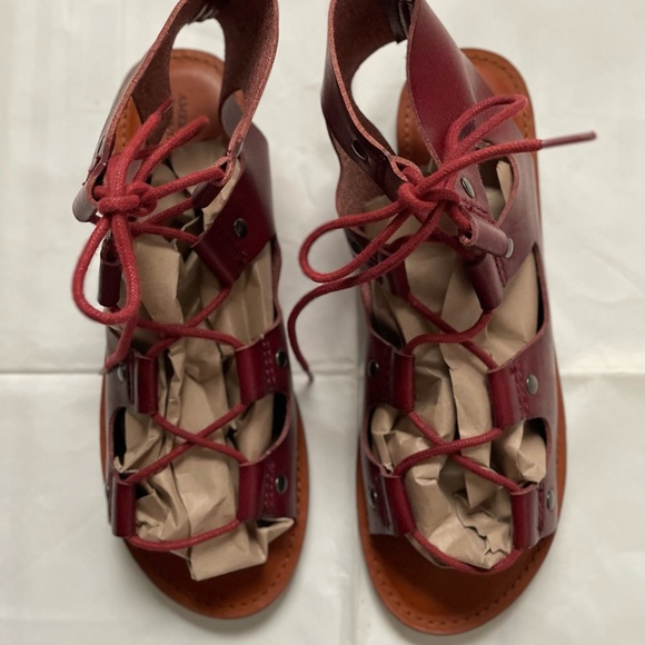 American Eagle Outfitters Faux Leather Gladiator Sandals - Picture 2 of 10